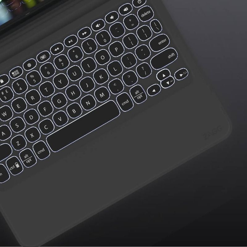 Funda Slim Book Go Keyboard Folio para iPad Pro 11" Zagg Negro