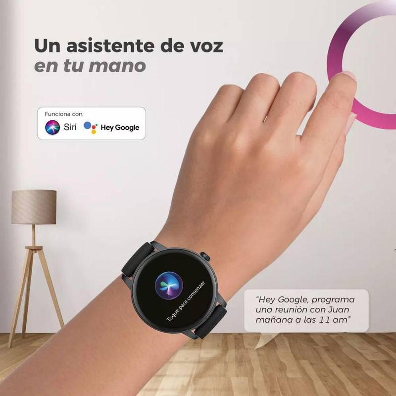 Reloj Smartwatch ERA One Lite V2 BINDEN Realiza Y Contesta Llamadas Negro