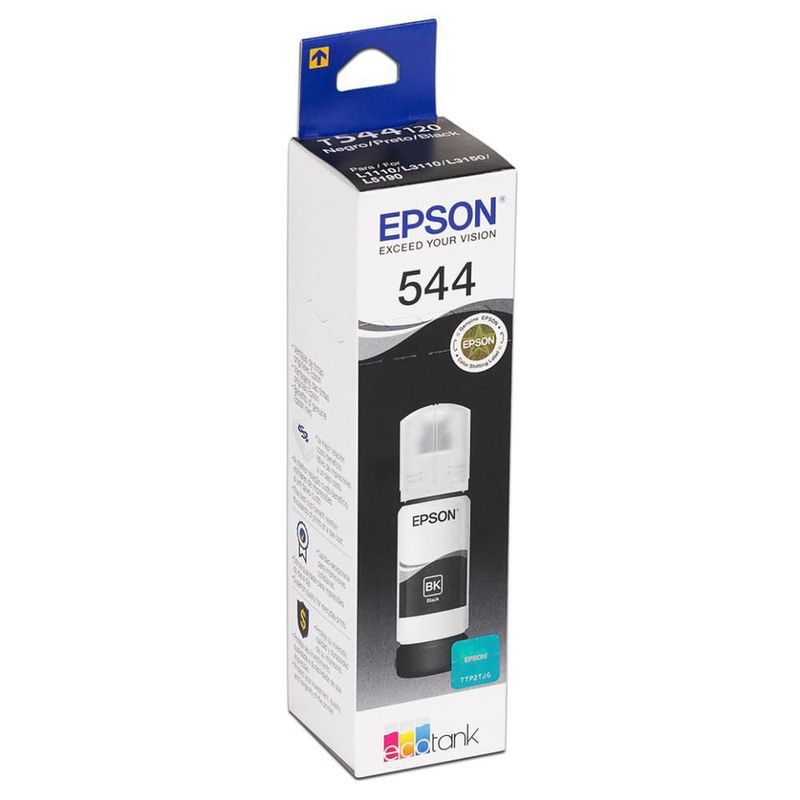 Botella de Tinta Epson 544, Negro, Modelo, T544120-AL