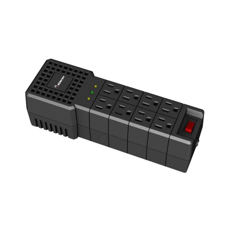ABLEREX - AB-R1208N - Regulador de 1200VA / 600W / 8 salidas NEMA 5-15R.
