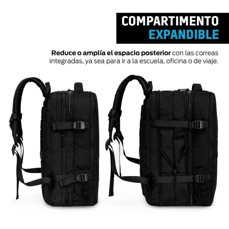 Mochila para Laptop Antirrobo Extra Grande Puerto USB