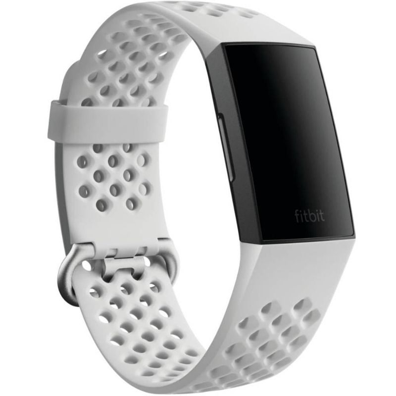 Correa para smartband Charge 4 Fitbit de silicón chica color blanco