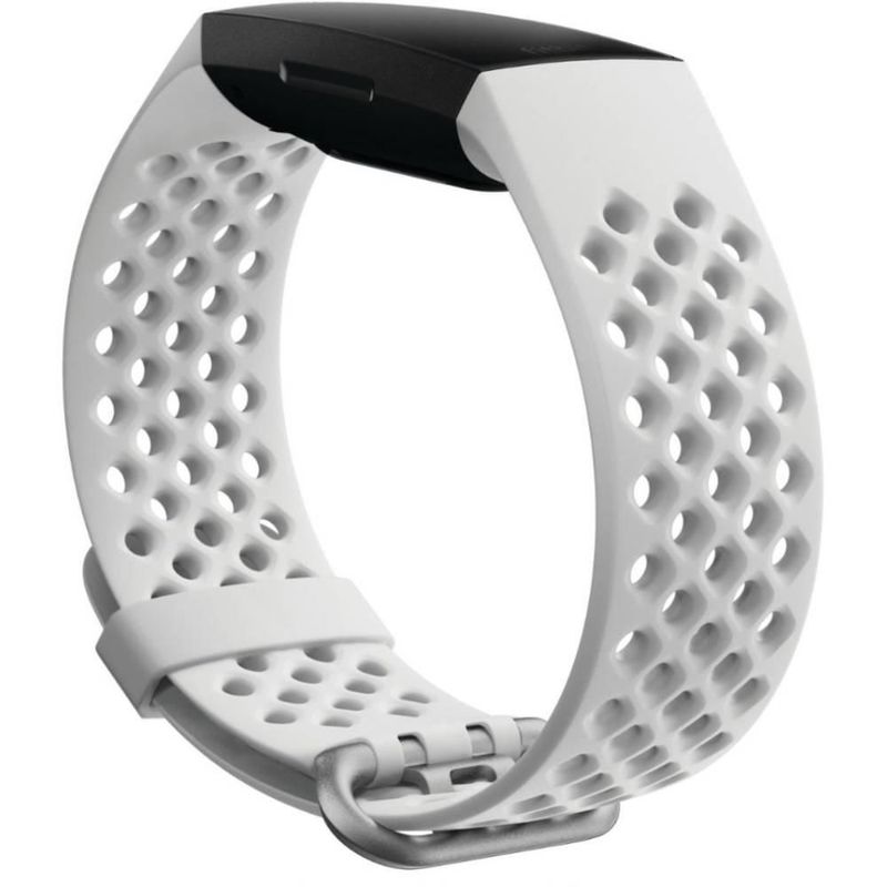 Correa para smartband Charge 4 Fitbit de silicón chica color blanco