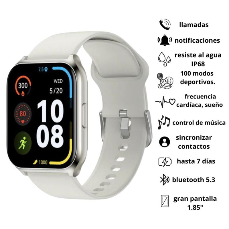Xiaomi Redmi Buds 6 Play NEGRO + Smartwatch Filwans GTS Mini BLANCO