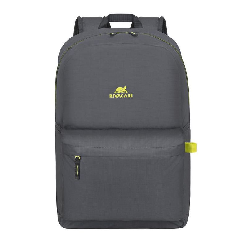 Mochila Ultra Ligera Gris 24L, Repelente al Agua, Espacio Laptop 15.6", Bolsillo Frontal c/Cierre y 2 Laterales Amplio Espacio Interior