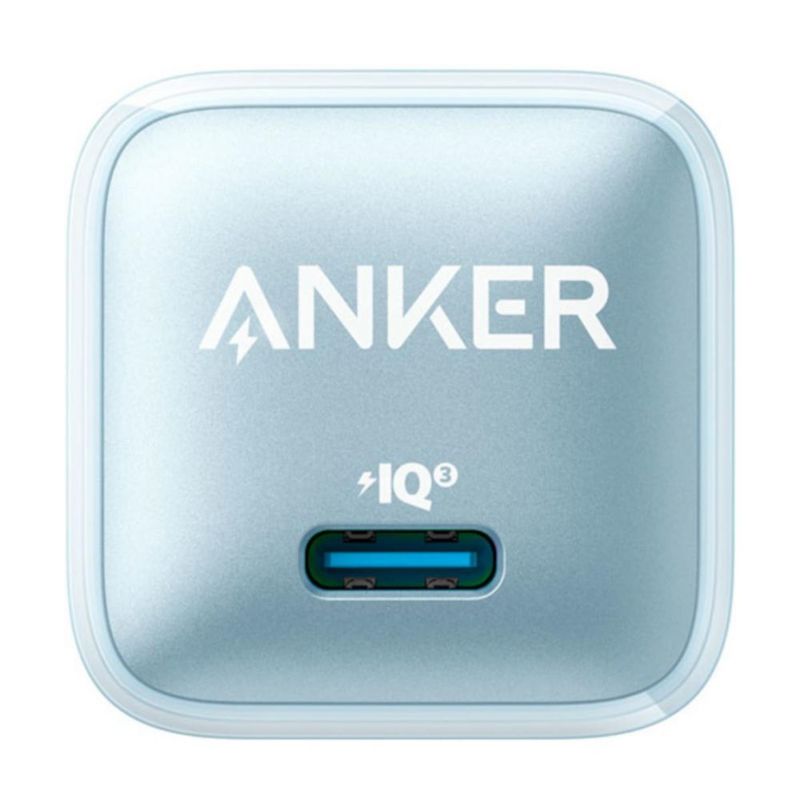 Cargador de Pared Anker 20w USB-C Inteligencia IQ3 Azul