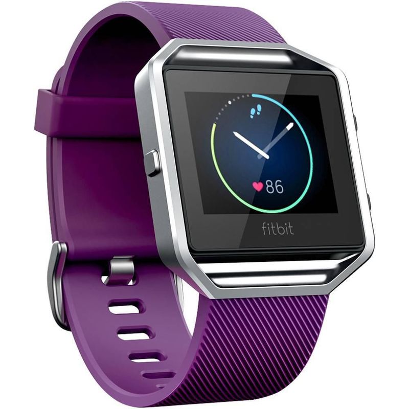 Correa para smartwatch Blaze Classic Fitbit chica color ciruela