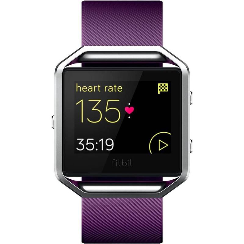 Correa para smartwatch Blaze Classic Fitbit chica color ciruela