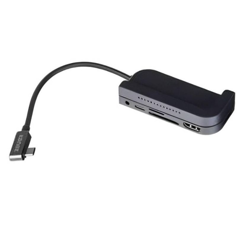 Adaptador Hub multipuerto 6 en 1 Kanex para iPad Pro 2018 gris