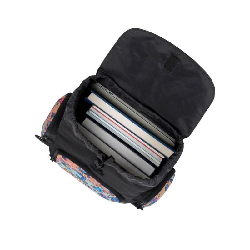 Mochila Escolar 15L Estilo Skaters Resistente al Agua, Amplio Compartimiento para Cuadernos, Laptop, Tablet, Incluso Ropa
