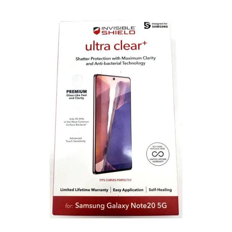 Mica protector de pantalla Zagg Ultra Clear para Samsung Note 20 5G