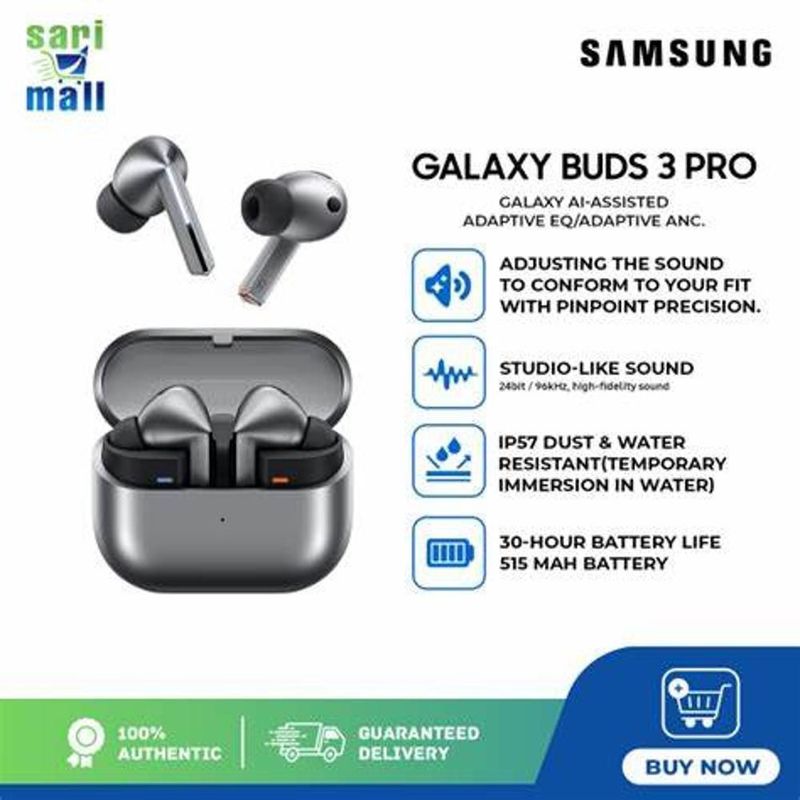 SAMSUNG GALAXY R630 BUDS 3PRO PLATEADO