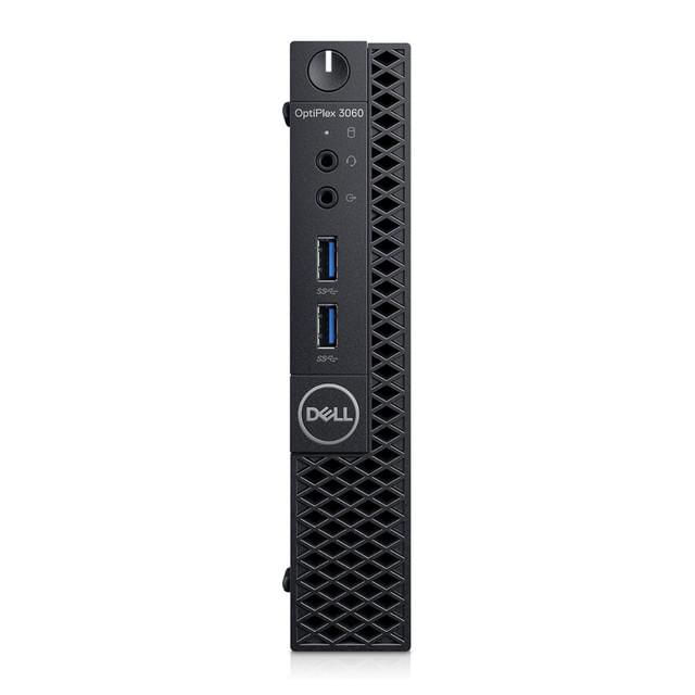 CPU Dell Optiplex 3060 Tiny Intel Core i3-8300T con 8GB de RAM y 256GB SSD de Almacenamiento -Reacondicionado-