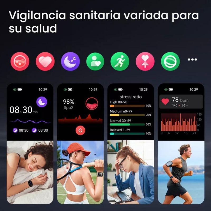 Xiaomi Redmi Buds 6 Active + Smartwatch Filwans GTS Mini. AZUL