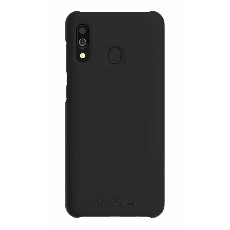 Funda para celular Samsung Galaxy A30 Premium Hard color negra