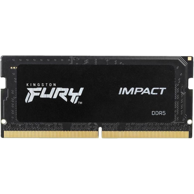 Memoria ram ddr5 32gb 5600mt/s kingston fury impact 1x32gb laptop negro kf556s40