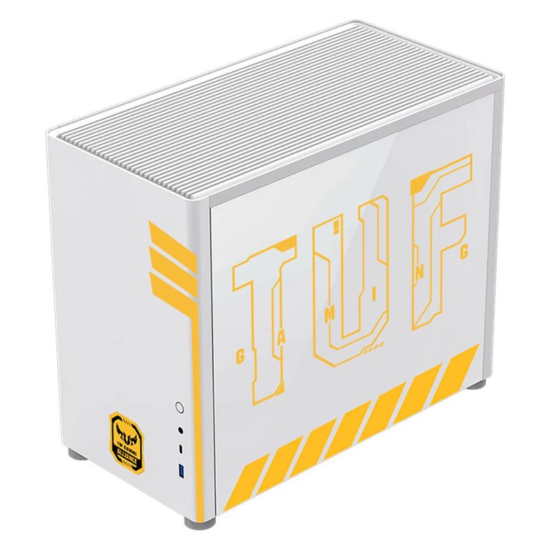 Gabinete xtreme pc tuf allience edition mini torre usb-c blanco
