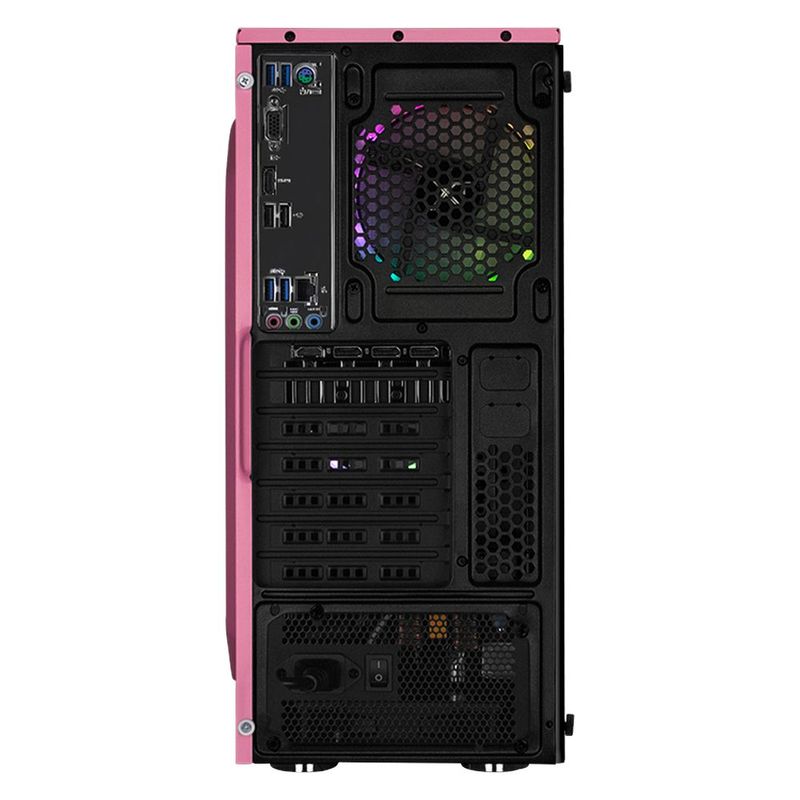 Xtreme pc gaming rtx 5060 ryzen 5 16gb ssd 500gb wifi pink