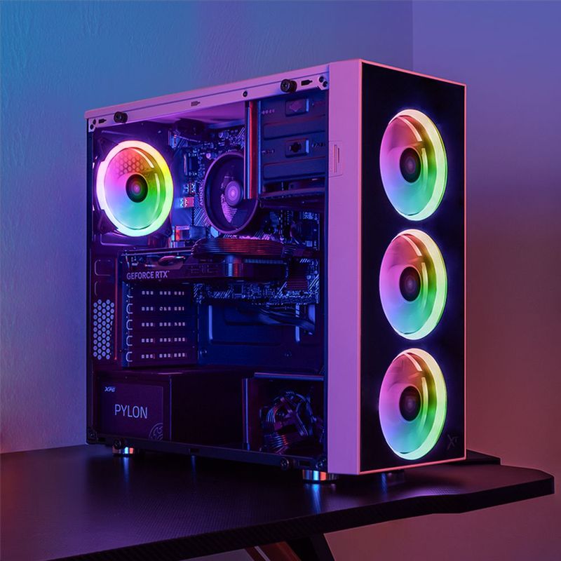 Xtreme pc gaming rtx 5060 ryzen 5 16gb ssd 500gb wifi pink