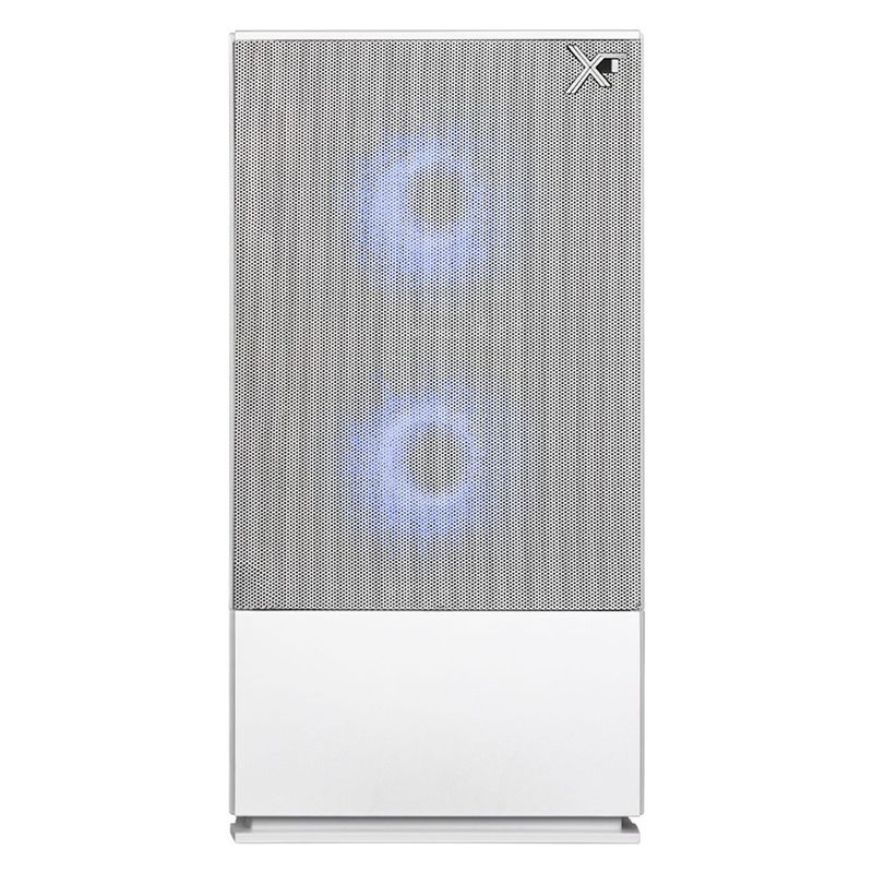Gabinete xtreme pc gaming air flow mini torre 3 fan argb blanco