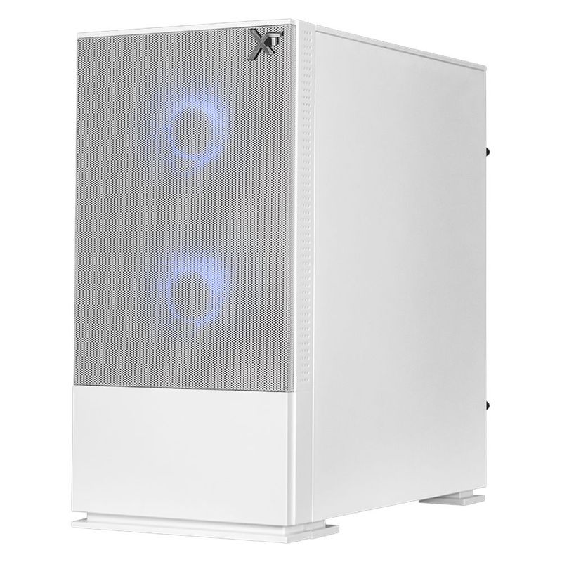 Gabinete xtreme pc gaming air flow mini torre 3 fan argb blanco