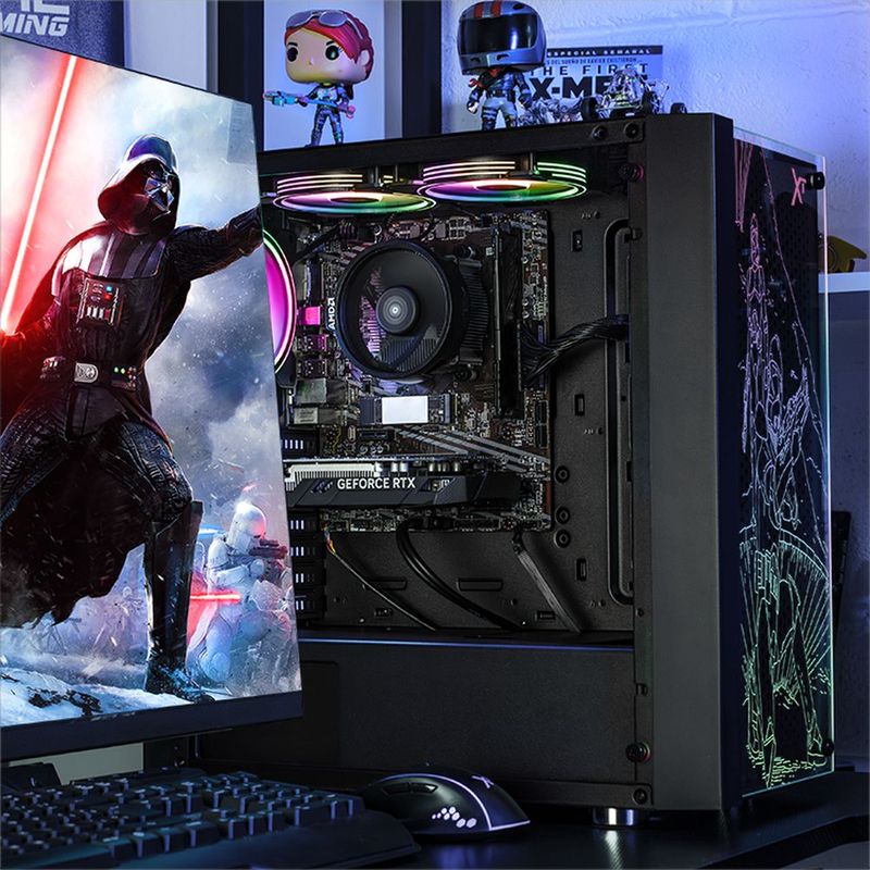 Xtreme pc rtx 3050 ryzen 7 16gb ssd 1tb monitor 27 skribble