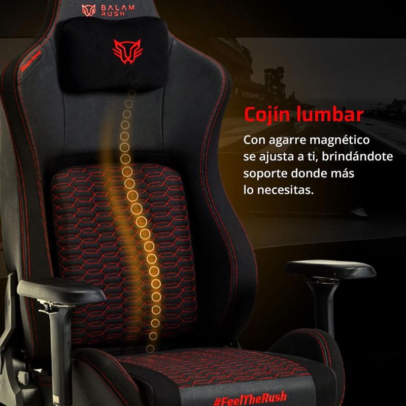 Silla gamer balam rush ultimate superb u7 reclinable 135°
