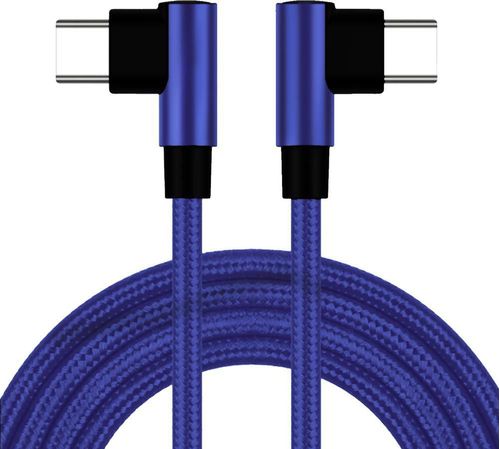 Cable de transferencia USB-C 90° MXDUP-001 SpeedBlue3LL Cable cargador de 3m USB-C