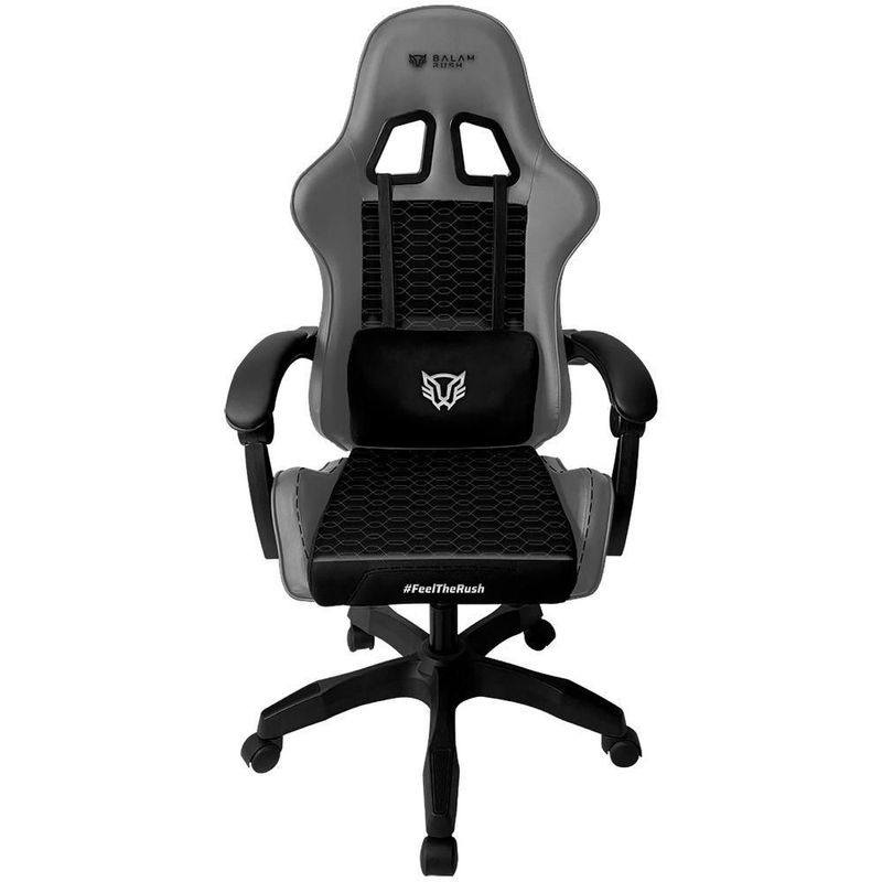 Silla gamer balam rush power rush v2 ergonomica reclinable 135° 120kg gris br-94