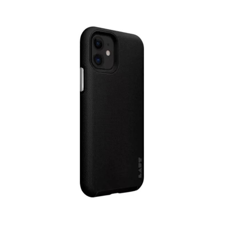 Funda para iPhone 11 Pro rígida Laut Shield color negro 2 capas