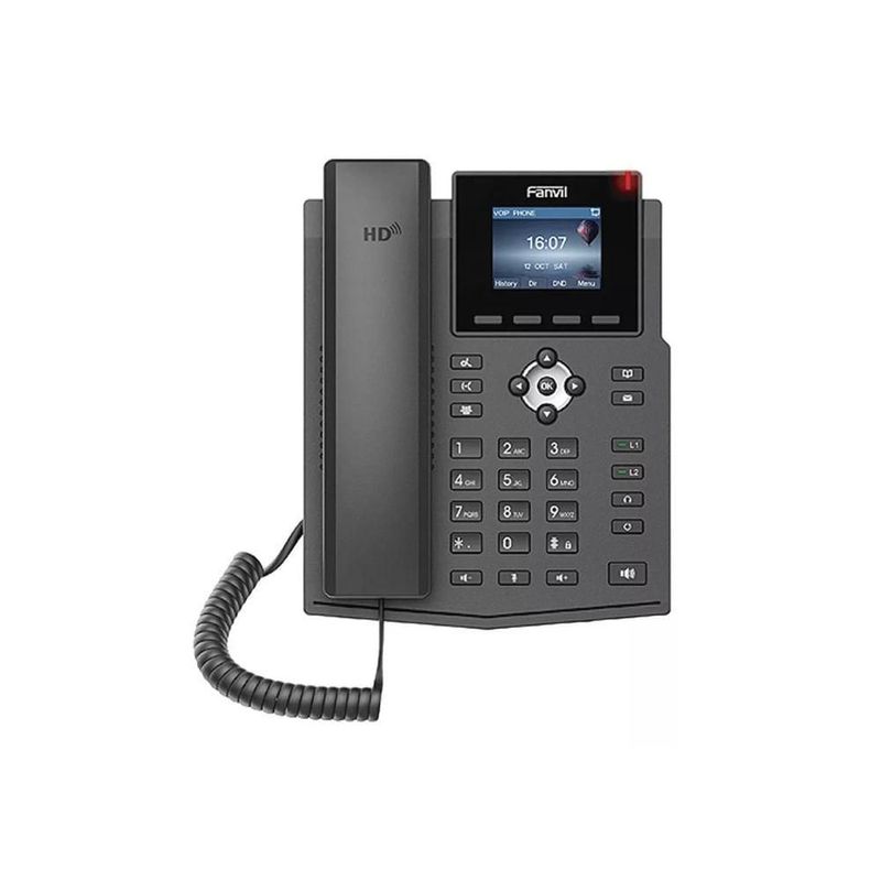 Teléfono Ip Empresarial 4 Líneas Sip Lcd Fanvil X3sp-v2