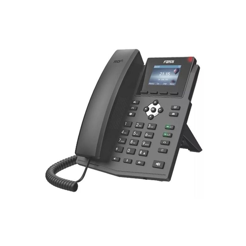 Teléfono Ip Empresarial 4 Líneas Sip Lcd Fanvil X3sp-v2