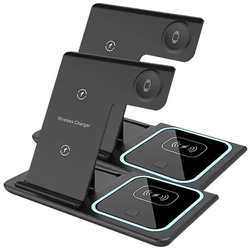 Cargador Inalámbrico MXSCS-002 SwiftChargeBlack Soporte de Carga Qi para Reloj