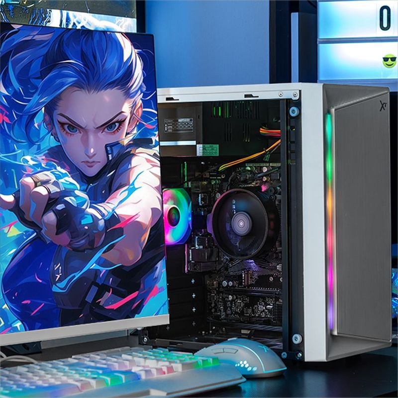 Xtreme pc vega 3 athlon 16gb ssd 500gb monitor 21.5 wifi wh