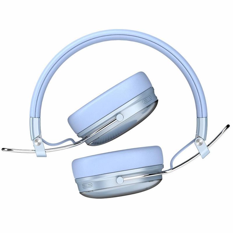 Audifonos diadema inalambrica acteck hp710 microfono azul