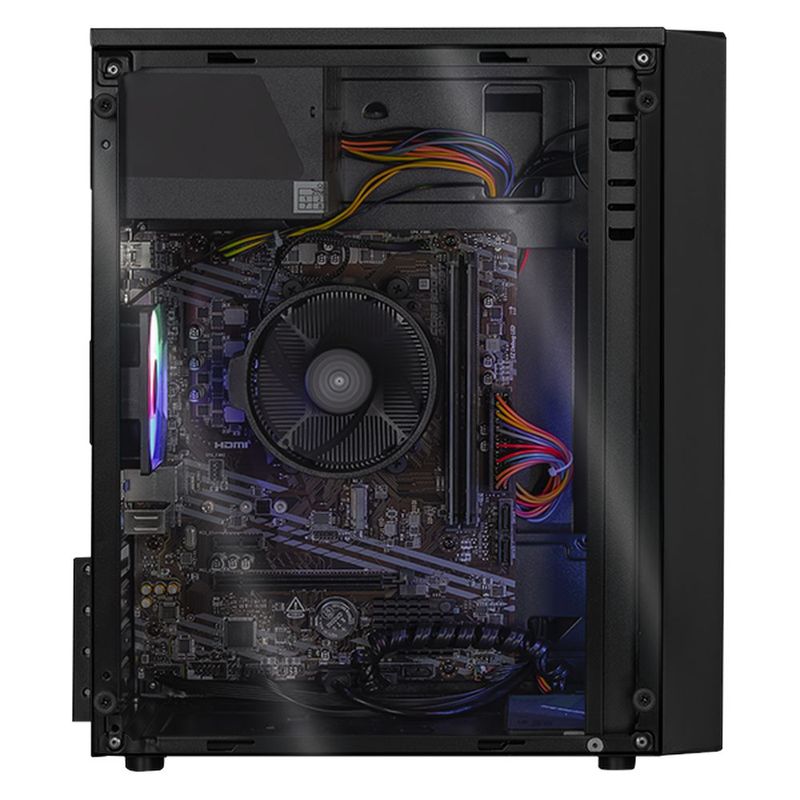 Xtreme pc radeon vega ryzen 5 16gb 500gb monitor 23.8 black