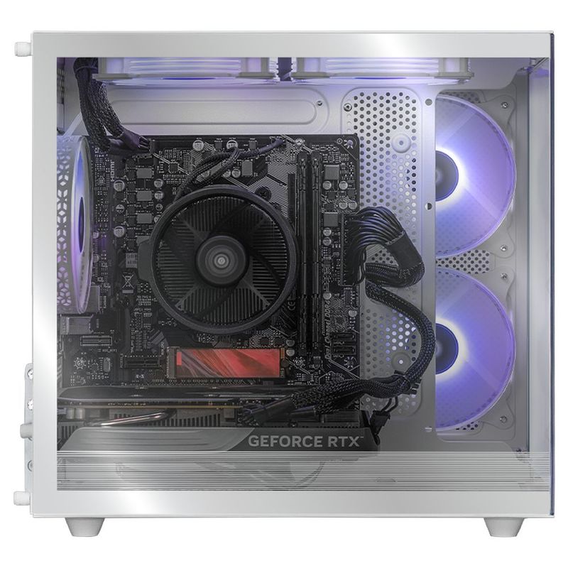 Xtreme pc rtx 5060 ryzen 7 16gb ssd 1tb monitor 23.8 white