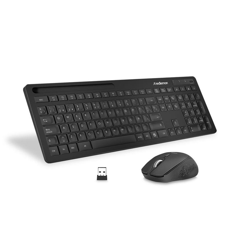 Teclado y Mouse Inalámbrico USB para Windows y Mac