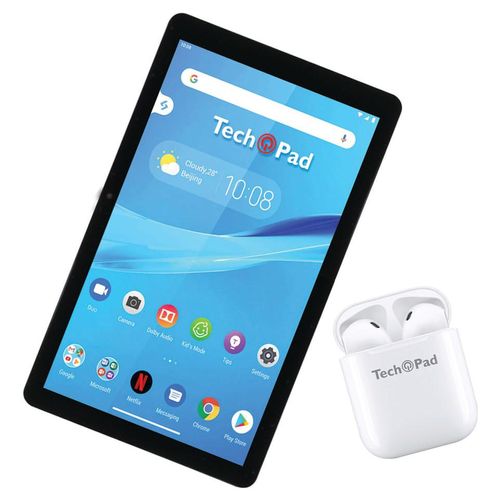Tableta TechPad 10" 16 GB 1016S + Audifonos TWS Inalambricos
