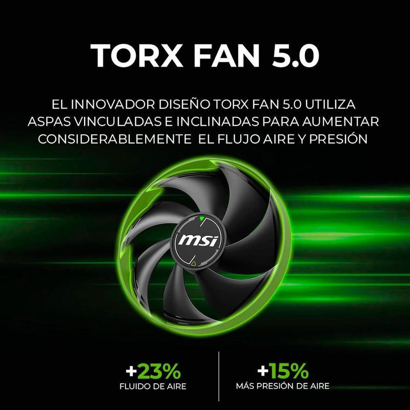 Tarjeta de video msi geforce rtx 5060 8g shadow 2x oc gddr7