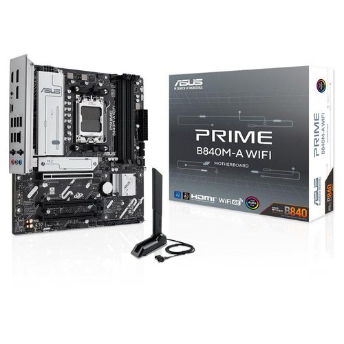 Tarjeta Madre ASUS PRIME B840M-A WIFI AM5 DDR5 USB-C Matx