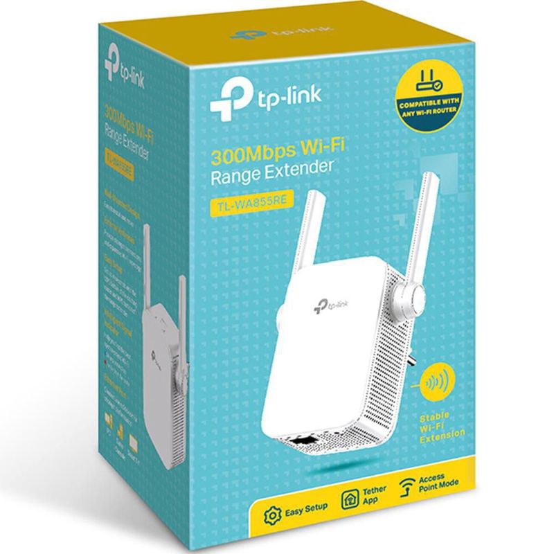 Repetidor inalambrico tp-link tl-wa855re n300 2.4ghz 300mbps