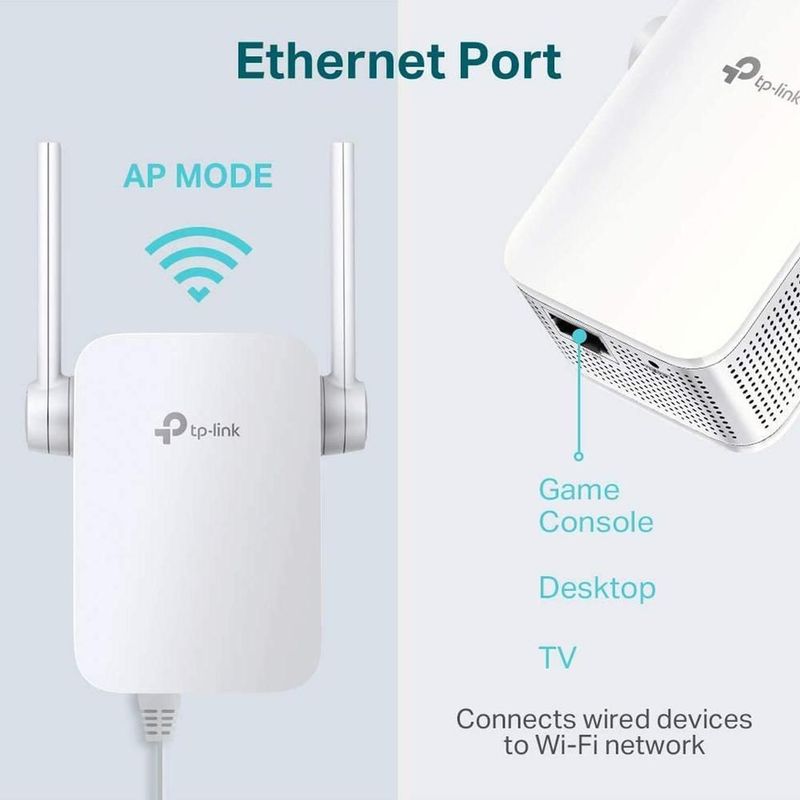 Repetidor inalambrico tp-link tl-wa855re n300 2.4ghz 300mbps