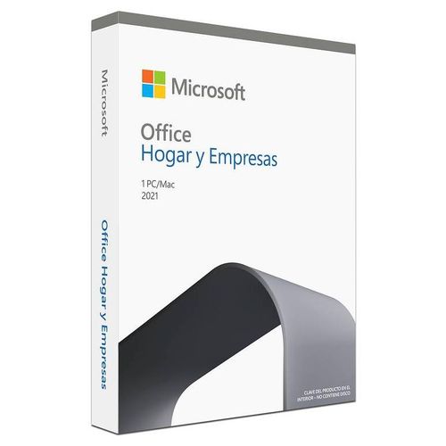 Microsoft Office Hogar y Empresas 2021, 1 PC, Idioma Español.