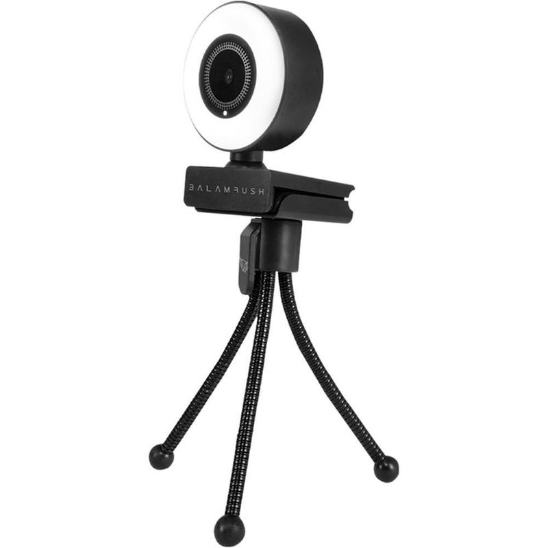 Camara web balam rush stelar cw750 1080p full hd microfono led usb