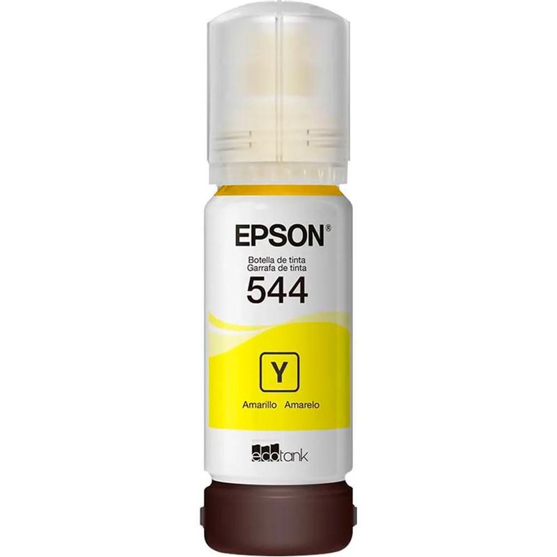 Botella tinta epson t544 l1110 l3110 l3150 l5190 amarillo 65ml