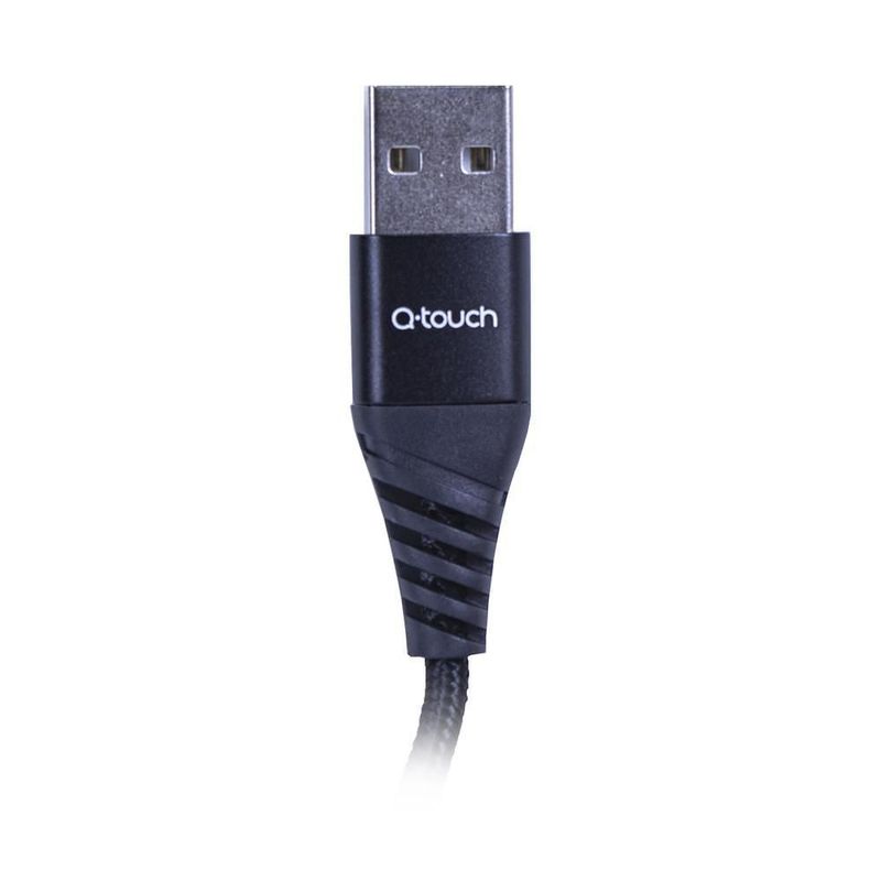 Cable q touch usb a lightning nylon trenzado iphone 1m