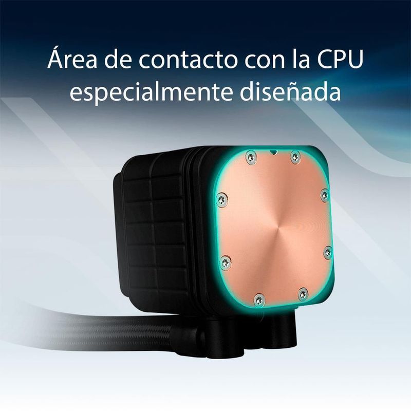 Enfriamiento liquido asus prime lc 240 argb 2200rpm 1851 am5