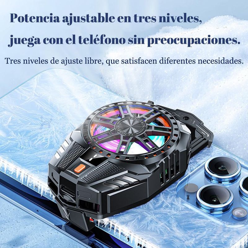 Radiador magnético para teléfonos móviles, enfriamiento rápido, diseñado para juegos, dispositivo mágico de refrigeraciónHOGAWAY