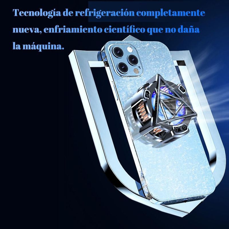 Radiador magnético para teléfonos móviles, enfriamiento rápido, diseñado para juegos, dispositivo mágico de refrigeraciónHOGAWAY